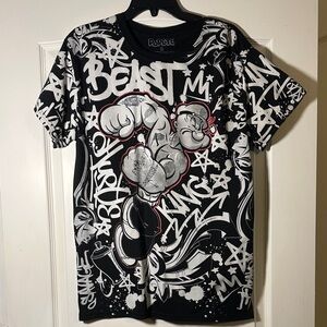 Popeye “Beast Mode” Graffiti Graphic Tee | Men’s Large